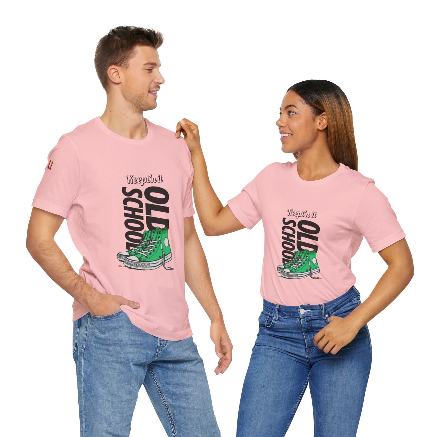 Keepin' It Old School Vintage Sneakers Unisex Classic Crew T-Shirt