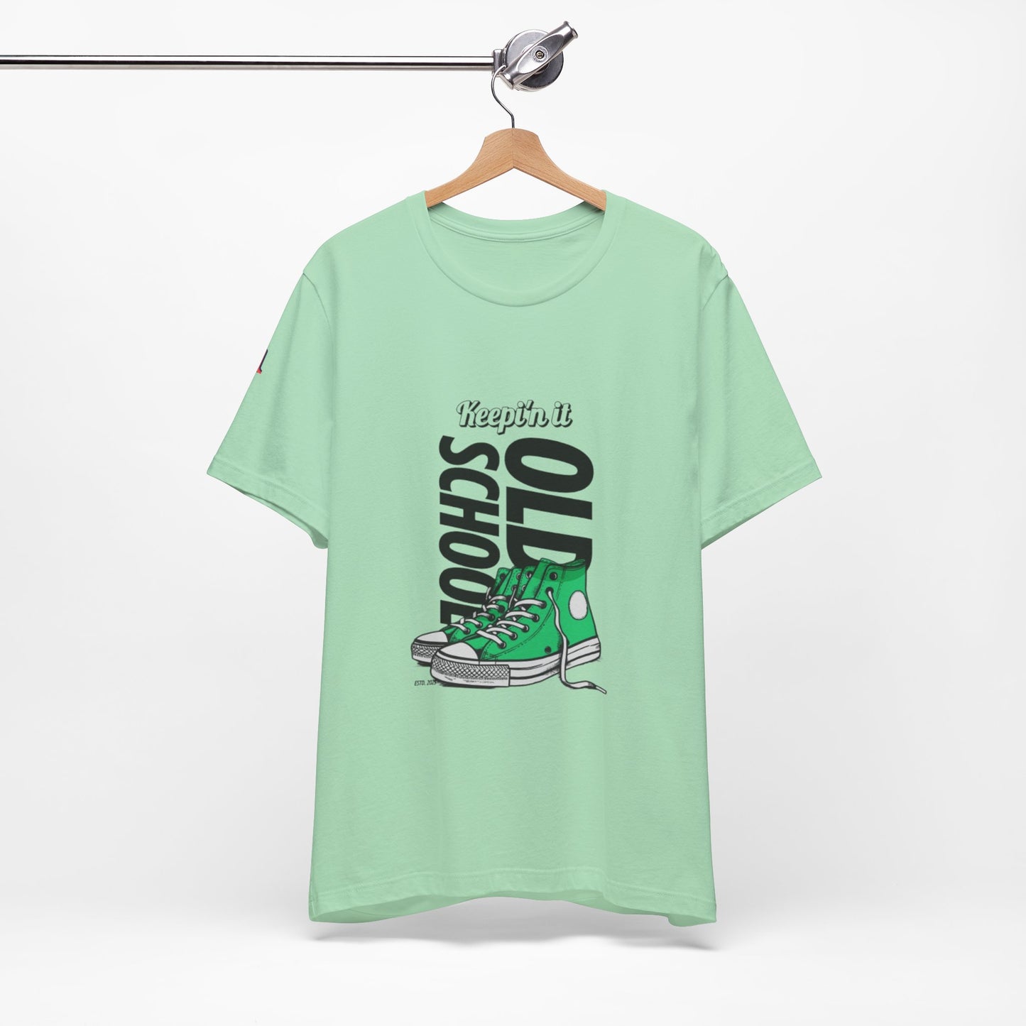 Keepin' It Old School Vintage Sneakers Unisex Classic Crew T-Shirt