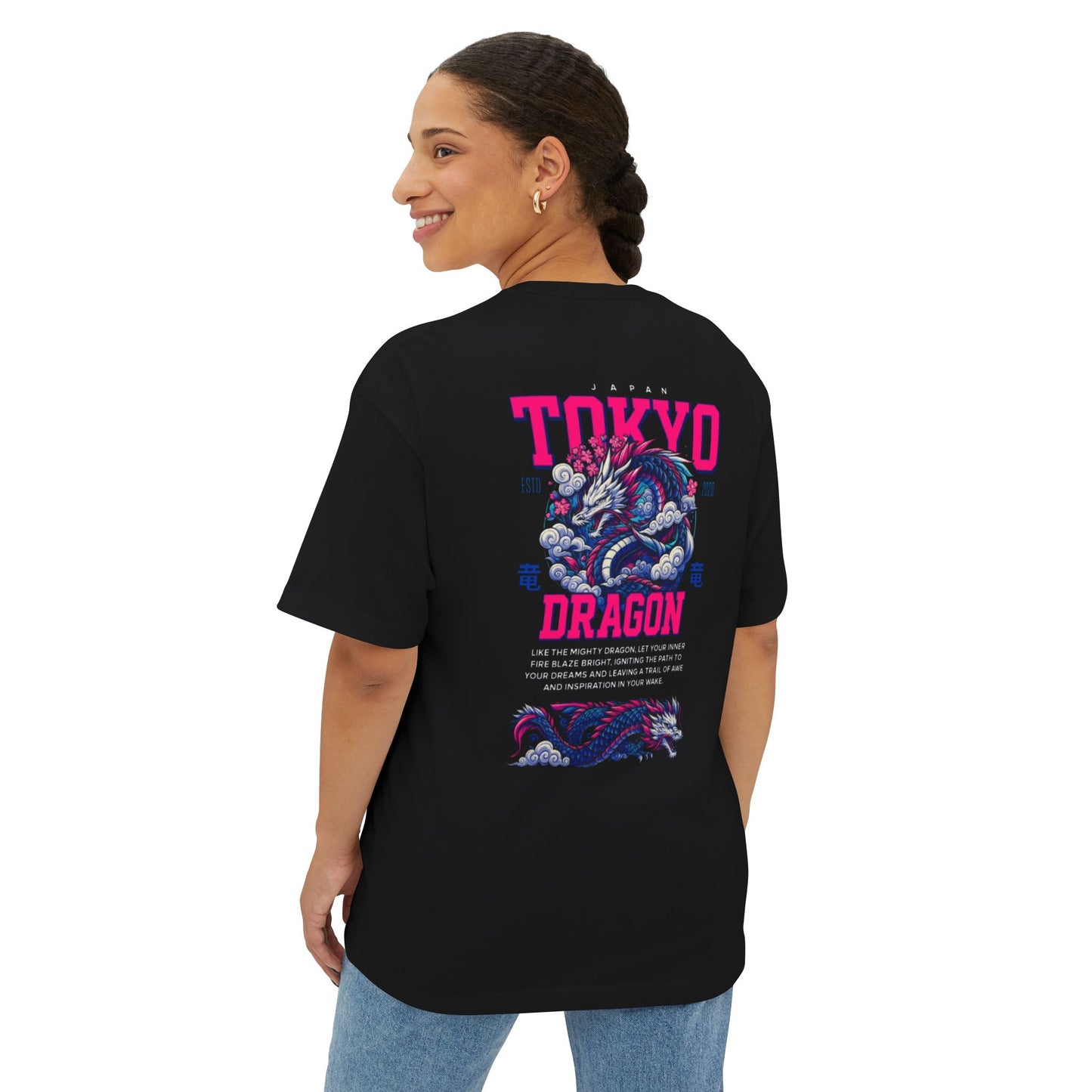 Tokyo Dragon Oversized Streetwear T-Shirt