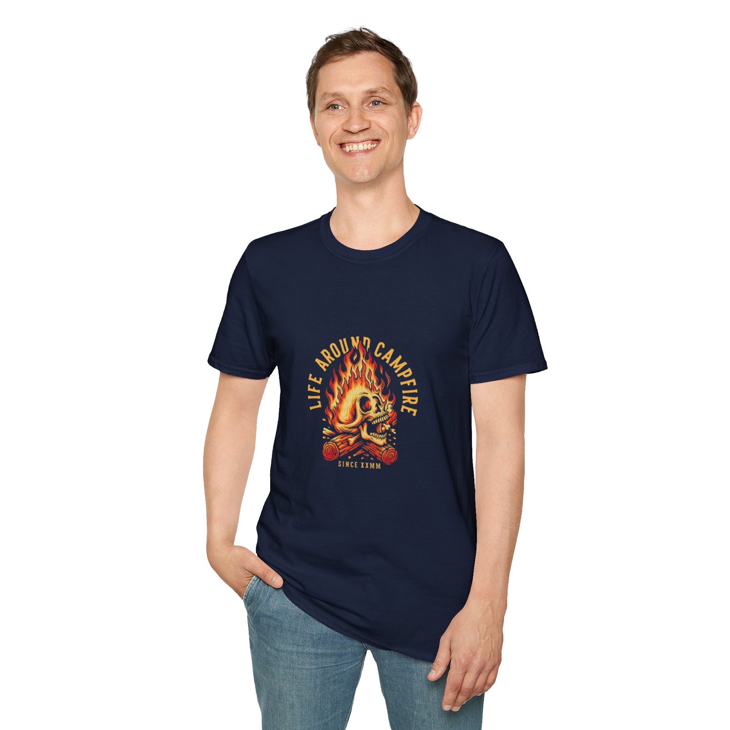 Life Around Campfire | Unisex Classic Crew T-Shirt
