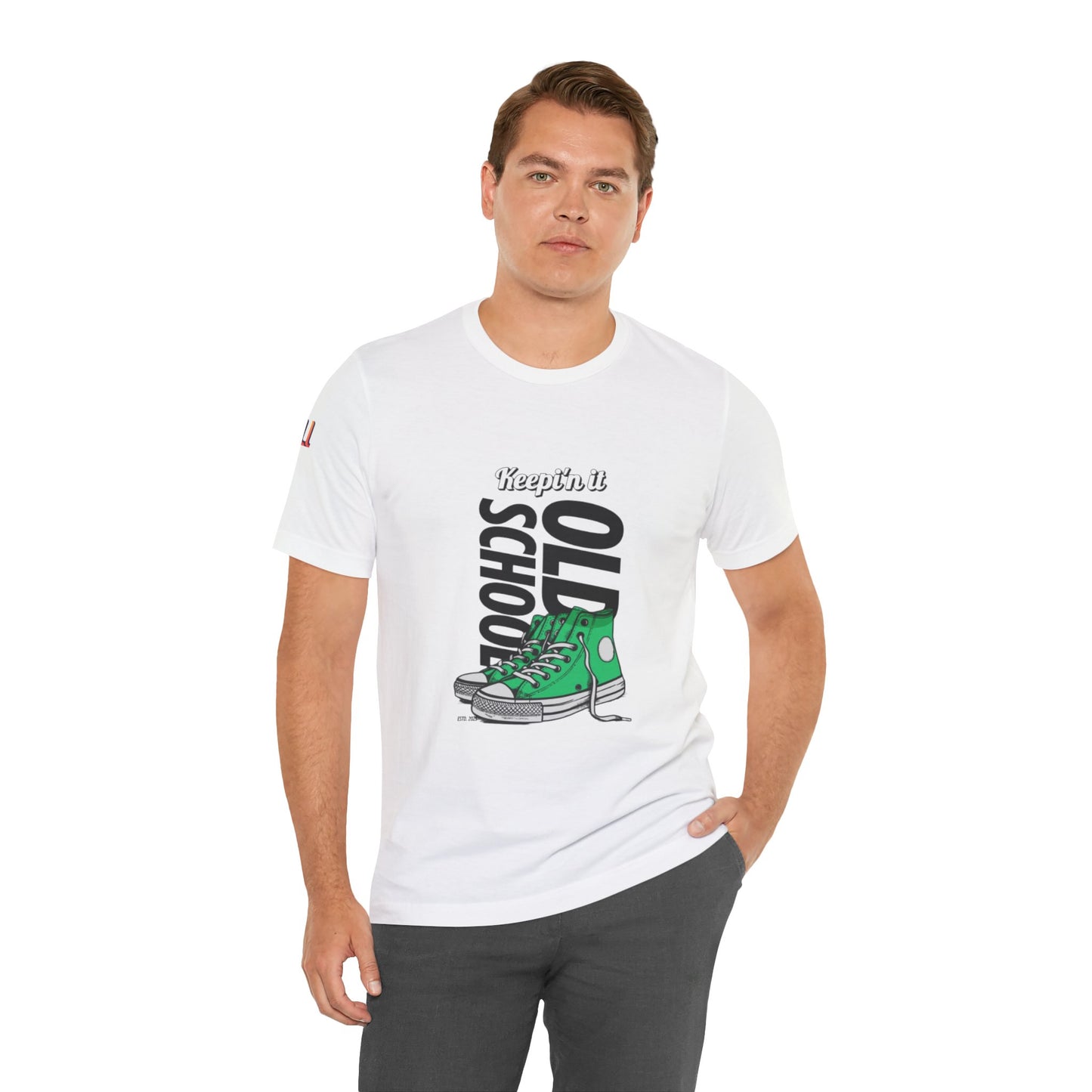 Keepin' It Old School Vintage Sneakers Unisex Classic Crew T-Shirt