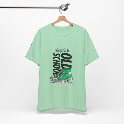 Keepin' It Old School Vintage Sneakers  Unisex Classic Crew T-Shirt