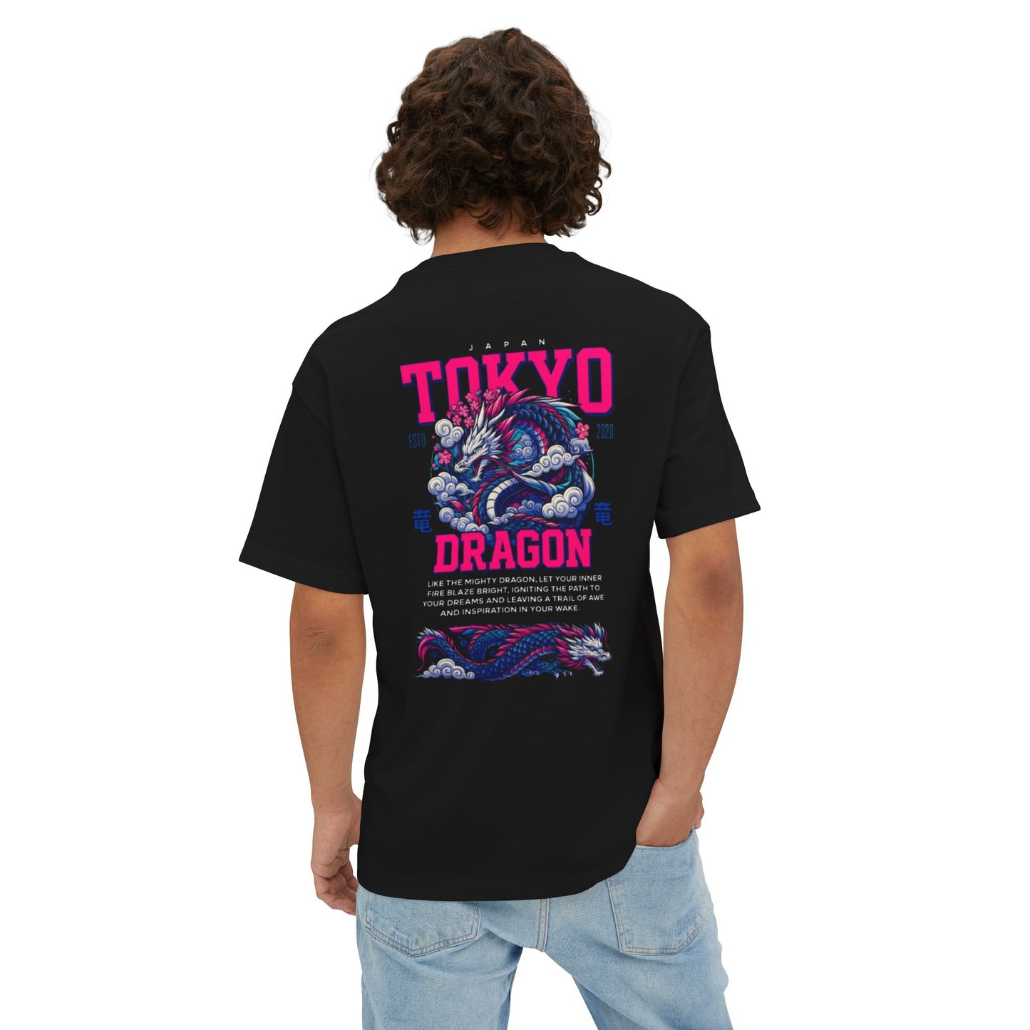 Tokyo Dragon Oversized Streetwear T-Shirt