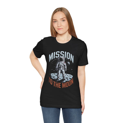 Mission to the Moon Astronaut Unisex Oversized Classic T-Shirt