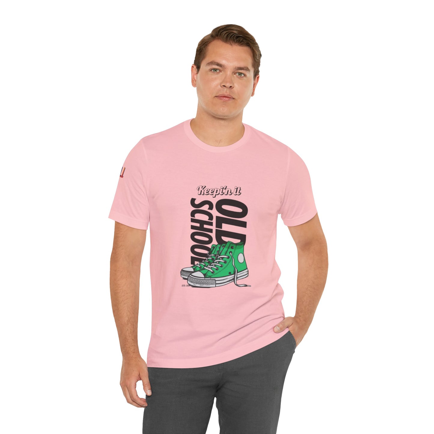 Keepin' It Old School Vintage Sneakers  Unisex Classic Crew T-Shirt