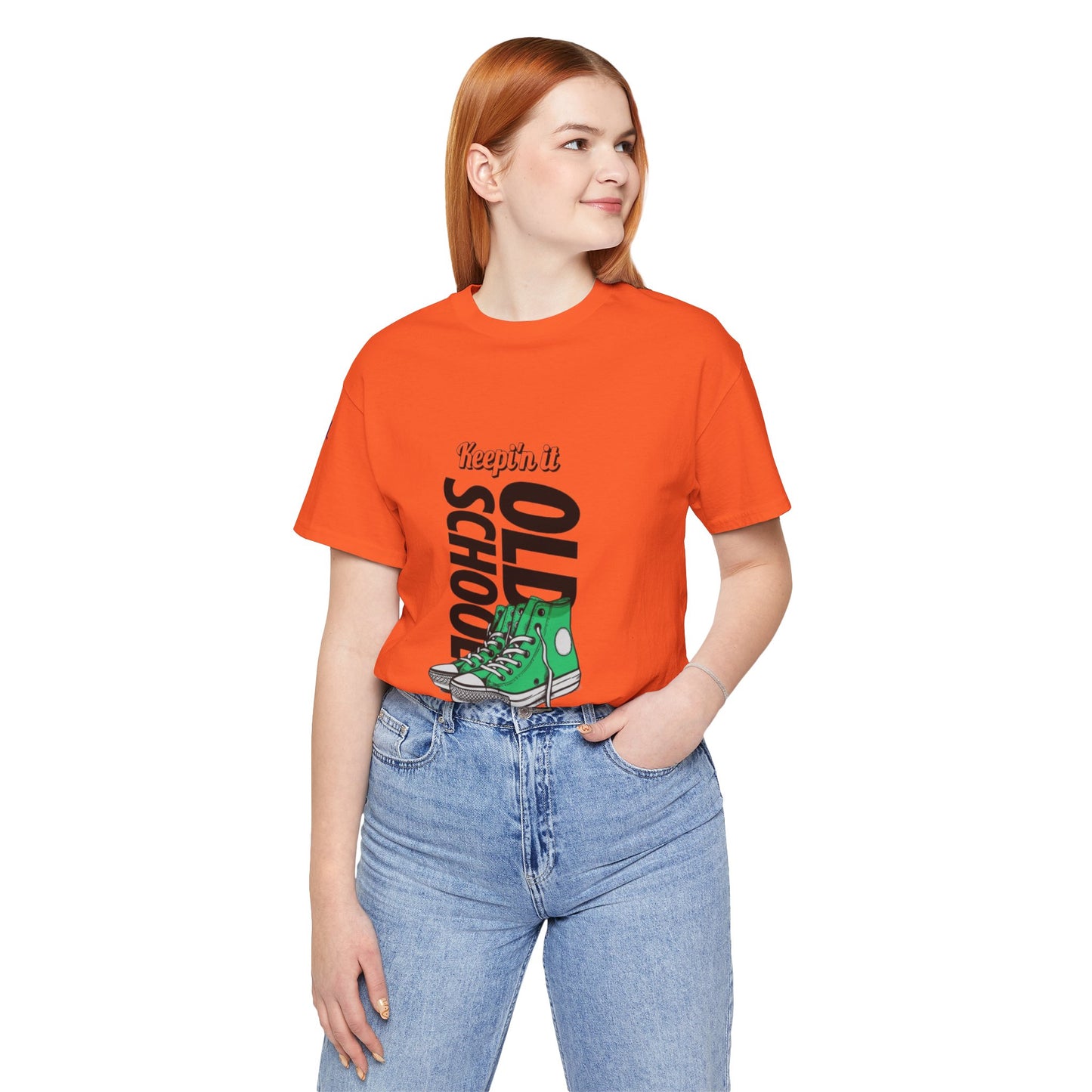 Keepin' It Old School Vintage Sneakers  Unisex Classic Crew T-Shirt