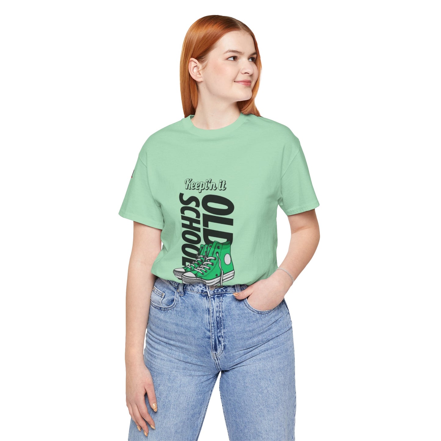 Keepin' It Old School Vintage Sneakers  Unisex Classic Crew T-Shirt