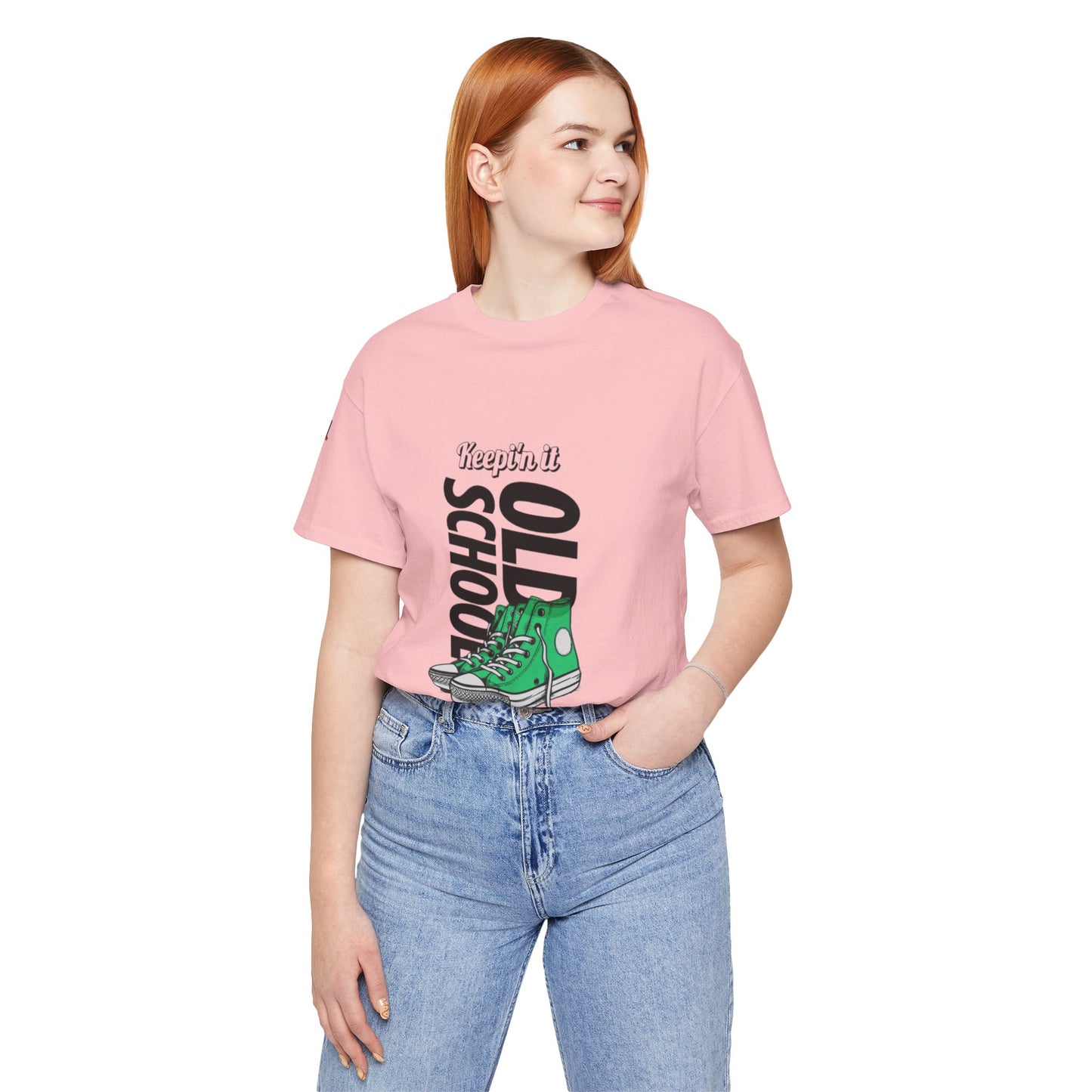 Keepin' It Old School Vintage Sneakers  Unisex Classic Crew T-Shirt