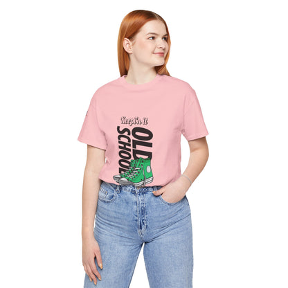 Keepin' It Old School Vintage Sneakers  Unisex Classic Crew T-Shirt